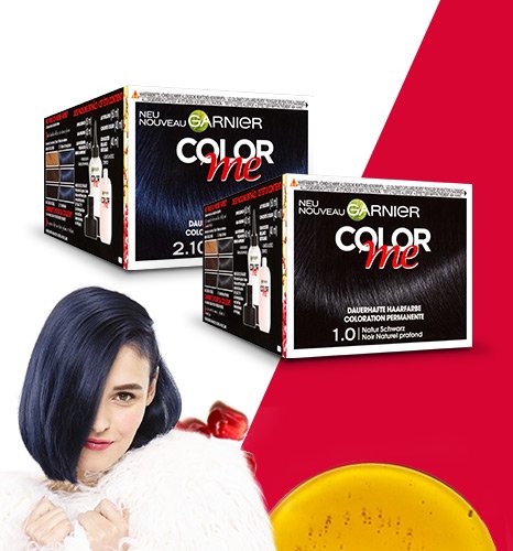 Color Me Black - Produktabbildungen mit Model